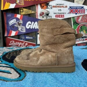 Size 5 - UGG Australia Remora Boots‎ Short 1012029 Chestnut Sheepskin Shearling